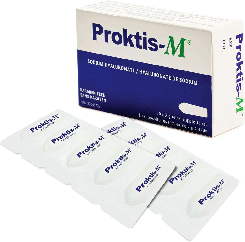 Anus və Rectum yaxşılaşdırılması üçün Hyaluronic Acid ilə Diseroidal, Qeyri-Steroidal Rectal Suppositories, Hemoroid və Anal fissures,10 sayı