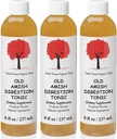 Caleb Treeze Old Amish Digestion Tonic (Formum: Stops Acid Reflux) 8 oz (Pachet de 3)