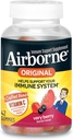 Airborne 750mg Vitamin C Gummies pro dospělé, Imunitní Supplement s účinnými antioxidanty Vitamíny C & E - 42 Gummies, Velmi Berry Flavor