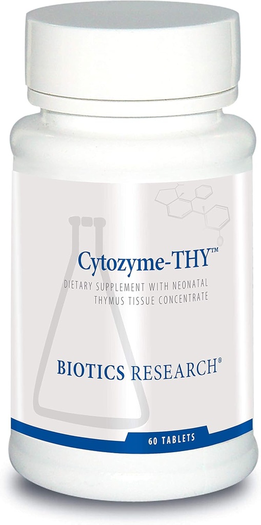 生物学研究 Cytozyme 你的新生儿 胸腺集中, 支持 胸腺的健康, 健康的免疫反应和路径过程, 支持免疫系统 60块