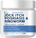 Bio- MD Jock Itch Cream, Jock Itch Cream Extra Síla pro muže a ženy, Psoriáza Cream, Ringworm Léčba pro lidi, Itch Cream - Výkonný a rychlá úleva