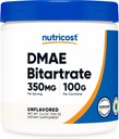 Nutricost Pure DMAE-Bitartrate pulber 100 Grams