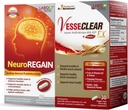 Labo Nutrition VesseCLEAR EX + NeuroREGAIN: Nattokinază NSK-SD, Elastin F pentru vase de sânge curate şi flexibile, suport cardiovascular şi circulaţie, PLASMALOGEN derivat de Scallop pentru deteriorarea creierului