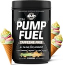 PMD Sports Pump Fuel Ultra Cafeïne Gratis - Premium Pre-workout Poeder & Muscle Pump, Grotere Focus, Endurance & Recovery, Premium Creatine, Arginine & Beta Alanine - Rainbow Sherbet (30 Servers)