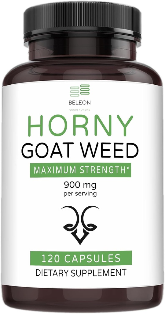 Horny Goat Sheed Excert for Men and Women - 雄性增益 斯丹娜草药 - 120 Capsules
