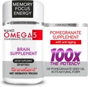 KURALLARI (2-Month Supply) ANTI AGING, Memory Pills, Omega 5 Pomegranate Supplement, 1 şişe 120ct