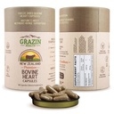 Grass-Fed Freeze-Dried Bovine Heart & Liver Capsules 3000 mg per Serving | CoQ10, Iron, Zinc & B12 Supplement for Natural Heart, Energy, and Immune Support