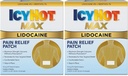 Icy Hot Max Putere Lidocaină Pack de ajutor durere (5 Număr) Penetrate pentru ajutor rapid, orientat (Pachet de 2)