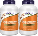 NOW Foods Supplements, Glucomannan (Amorphophallus konjac) 575 mg, Supports Regularity*, Healthy Weight Management*, 180 Veg Capsules (Pack of 2)