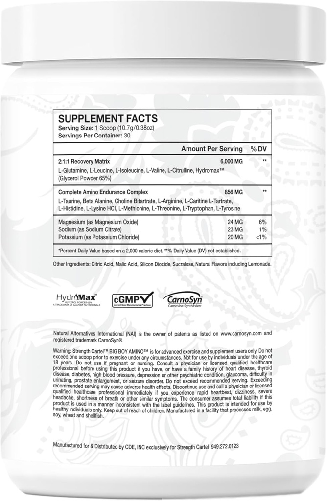 EL Gran Boy Aminos Llimona, 30 Servings (Pira de 1)