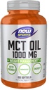 NOW Foods Sports Nutrition, MCT (keskmise ahela triglütseriidid) õli 1000 mg, kaalujuhtimine, 150 Softgels