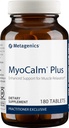 Metagenics MyoCalm Plus - Muskelafslapning & Stress Support med Passionflower, Valerian, Lemon Balm, Magnesium & Calcium - Understøtter søvnkvalitet - Non- GMO, Gluten- Free, Vegetar - 180 tabletter