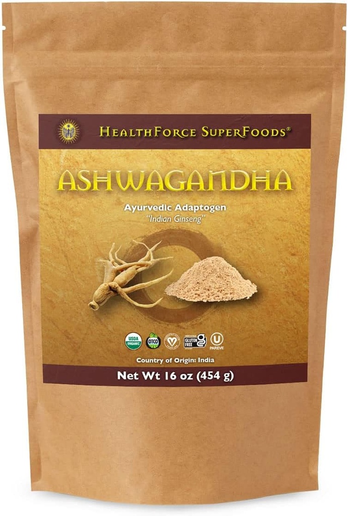 HealthForce SuperFoods Ashwaghandha - 16 oz Pulver