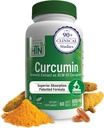 健康营养 Curru 营养 Curcumin 650mg BCM-95 Curcugreen | Turmeric Curcumin Complex | 高吸收 | 健康炎症反应 | 临床研究 | 第三方测试 | 非GMO(60包)
