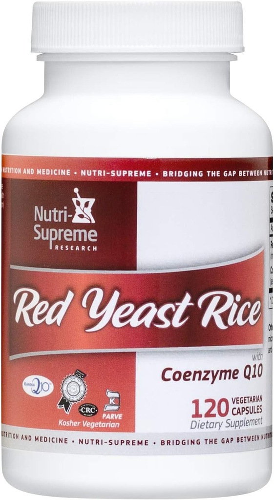 Coenzyme Q-10 ilə Red Yeast Rice 600 mg - 120 Vegicaps