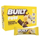Bar costruito, Barre di proteine di Puff, Panna di banana Pie Puff, 17g Snack proteici, Barre On-The-Go, Solo 140 Calorie, 6g Zucchero, Collage, senza glutine, 12 conte