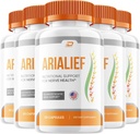 Arialief Κάψουλες, Arialief Advanced Supplement, All Natural Formula to Reservation Healthy Levels, Maximum Strength Daily Formula, Arialif Reviews (5 Συσκευασία - 300 Κάψουλες)