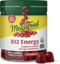 MegaFood Vitamin B12 Energy Gummis - Vegan - Mit Methyl B12 Vitamine zur Unterstützung Cellular Energy Production - Cranberry - Daily Vitamin B12 Supplement - USDA Organic - 70 Gummis, 35 Portionen