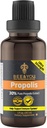 Čebele in vi Propolis Tekoči ekstrakt kapljice, 30% Propolis, Ultra Pure, Imunska podpora dodatek, boleče grlo, Alergija Relief, dihala, antioksidanti, Keto, Paleo, Gluten-free, 1 Fl Oz