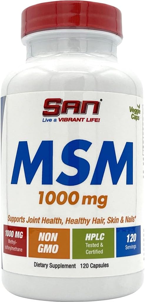 SAN MSM, 1000 mg, 120 kapslit