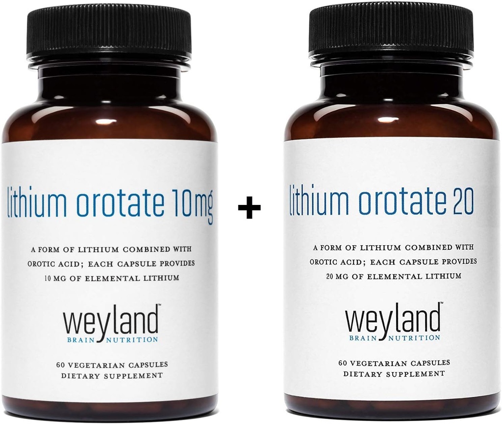 Litiozko Orotate 10mg + Litiozko Orotate 20mg