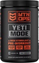 MTN OPS Yeti Mode Pre-Workout Powder - Explosive High-Stimulant met 300 mg Cafeïne, Creatine Monohydraat, Beta-Alanine en 45 mg Niacin - Pink Limonade smaak in 30 Serving Tub