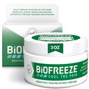 Biofreeze Smerte Relief Cream til Knee, Neck, Hip, Joint, Shoulder, & Simple Backache, Gigt Smerte Reliever, Sore Muskel Relief, Køling Menthol Smerte Cream, 3 Oz