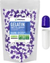 XPRS Nutra Розмір 0 Empty Capsules - 1000 Count Empty Gelatin Capsules - Таблетки DIY Capsule Filling - Pure Bovine Pill Gel Caps для Do-It-Yourself Supplements (Purple/білий)