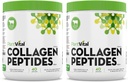 Pó de Pítridos de Colágeno Puro Plantvital - 100% de Grama alimentado Pó de Colágeno - Não-GMO, Paleo Friendly - Dissolver, Sem sabor, Made in USA. 40 Servings 400g - Pack of 2