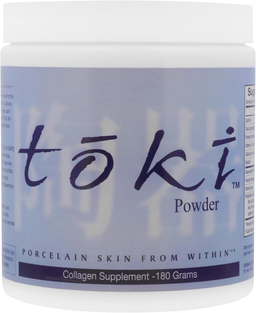 Lane Innovative - Toki Powder, Suplemento de Collagen para la piel, Peptides de Collagen para la Fórmula Anti-Aging, Ayuda a reducir manchas de edad, péptidos para la piel juvenil (30 Servimientos)