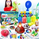 UNGLINGA 100+ Science Lab Experiments Kit for Kids, S.T.E.M Project Activities Educational Birthday Toys Gifts for Boys Girls, Chemistry Set, Gems Dig, Volcano, Glowing Worms
