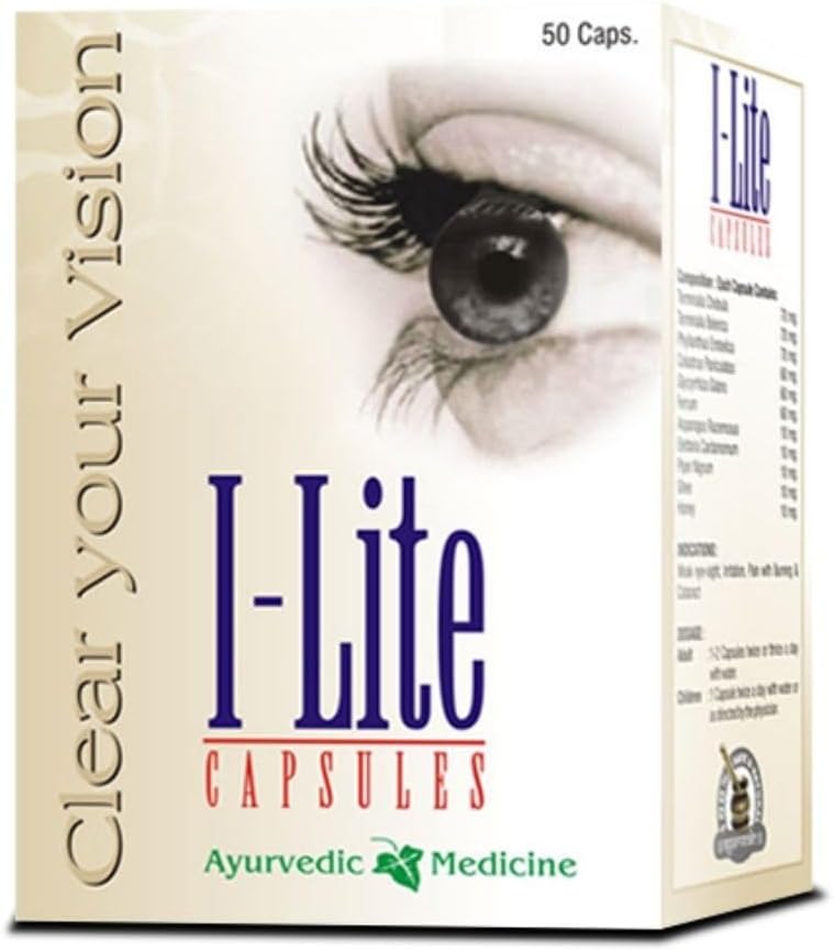 I Lite Canon Herbal Remedy עבור Weak Eyesight כדי לשפר את חזון 4 חבילות של 50 קפסולות