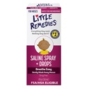 Little Remedies Sterile Baby Saline Nasal Spray and Drops, Safe for Newborns to Relieve Stuffy and Dry Noses, 1 Fl Oz