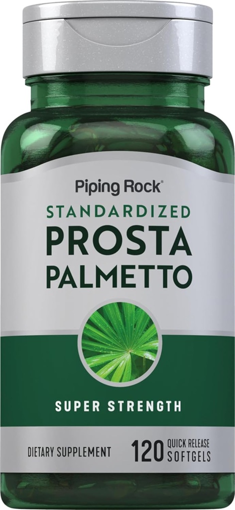 Piping Rock Saw Palmetto for Men and Women | 120 Softgels