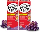 Reliever/Kids Fever Reducer con suspensión oral de acetamol, Idades 2-11, Alcohol Cero ou Aspirin ou Ibuprofeno, Grape Flavor, 4 fl oz (2 Pack)