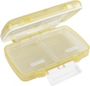 EZY DOSE Moisture-Proof Pill case, 药品计划员, 维生素组织者盒, 旅行友好, Latch-Closure to Secure 内含, 4 多个尺寸的个性比较 紧封, 小, 奶油