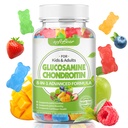softbear Glucosamine Chondroitin Gummies for Adults, Sugar Free Chondroitin & Glucosamine Nutritional Supplements for Joint Support, Mixed Fruit Flavor, 60 Count