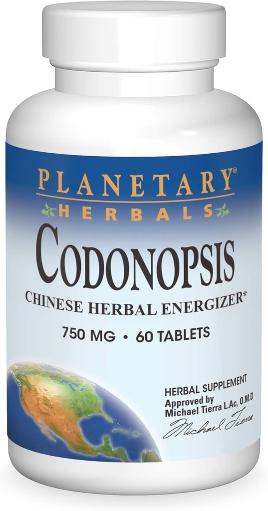 Planetarne Herbals Codonopsis Tabletki, 750 mg, 60