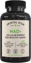 Crystal Star NAD+ (60 Tablets) - Patented NAD for Cellular Energy &apos; Healthy Aging - Clinically-Proven More Efficient Than Nicotinamide Riboside - 30 Day Supply - Non-GMO