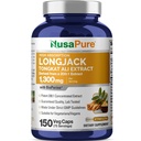 NusaPure Longjack Tongkat Ali Capsules,150 Veg Capsules (Non-GMO, Vegan)