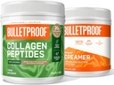 Bulletproof Unflavored Collagen Peptides Powder, 18g Protein, 17.6 Oz│Original Unflavored Creamer, 2g Net Carbs, 10g Healthy Fats from Powdered MCT Oil