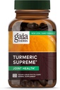Gaia Herbs Turmeric Supreme Joint Health - Joint Support Supplement - A Quercetin, Black Pepper, Boswellia, Ginger Root, Curcuminoids, & More- 120 Liquid Phyto- Capsules (30- napos ellátás)