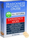 Zeeziekte Patches voor Cruise - Alle natuurlijke beweging ziektehulp voor cruise - Niet Drowsy Behind Ear Seasickness Solution for Cruise