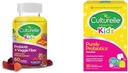 Culturelle Daily Probiotic vaikams + Veggie Fiber Gummies (amžius 3 +) - 60 Count & Kids Chewable Daily Probiotic vaikams, amžius 3 +, 30 Count