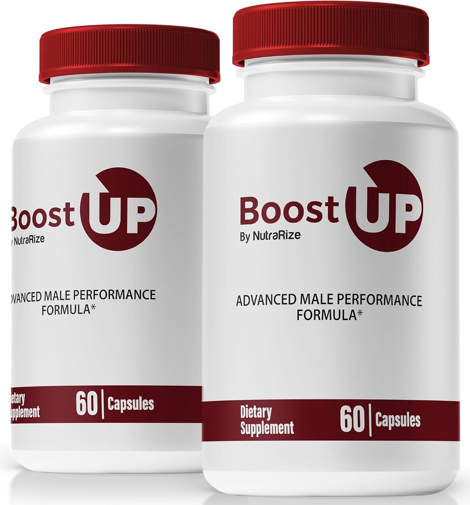 NutraRize (Pack of 2 Boost Up Capsules for Men, All Natural Boost Up Pills, Daily Nutrition to Support Male Health and Wellness, Premium, Boost Ups Review (120 Cápsulas)