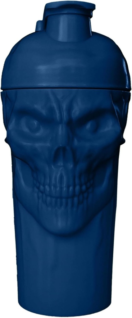 JNX SPORTS The Curse! Skull Shaker Bottiglia, 24-Ounce, Navy Limited Edition, Miscelatore di supplemento con Classic Loop Top