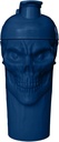 JNX SPORTS The Curse! Skull Shaker Bottle, 24-Ounce, Navy Limited Edition, Supplement Mixer with Classic Loop Top