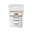 Citicoline Powder, Pure CDP Choline with Scoop (10 Grams)