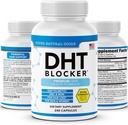 DHT Blocker - hårvekst Supplement for genetisk tining for menn og kvinner - Hjelper Hårtap &amp; Stimulere Follicle Vekst med Sag Palmetto, Biotin &amp; jern - Follicle Vekst Supplements piller
