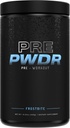 PWDRS Pre-Workout pulbere, toate antrenamentele naturale Pre pentru energie, pompa, rezistenta & Putere, cu cafeina (Frostbite)